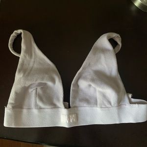 SKIMS cotton plunge bralette